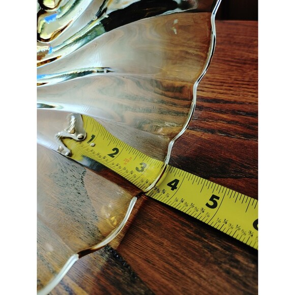 Hazel Atlas Glass Amber Colonial Swirl 6 Piece Berry Bowl Set - Picture 5 of 11